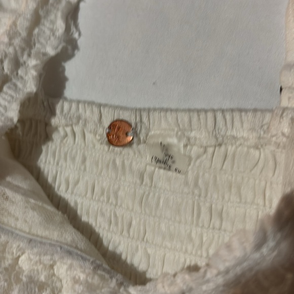 Free People intimately white cami crop top Lace Amina - Picture 3 of 6